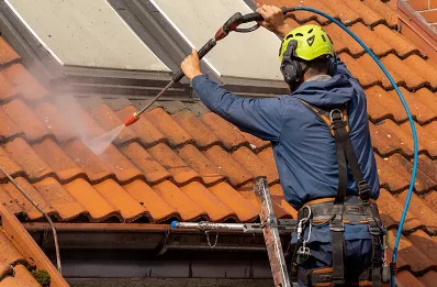 Démoussage et hydrofuge de toiture à Crissé